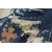 CHROME HEARTS TIE DYE WHITE ORANGE CROSS PATCH JEANS
