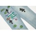 CHROME HEARTS SEX EMBROIDERED JEANS BLUE