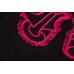 CHROME HEARTS PINK HORSE SHOE LOGO SWEATSHIRT BLACK