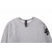 CHROME HEARTS CROSS PATCH SWEATSHIRT GREY
