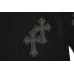 CHROME HEARTS BLACK CROSS PATCH JEANS BLACK