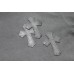 CHROME HEARTS CROSS PATCH T-SHIRT WASHED GREY