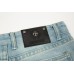 CHROME HEARTS SEX EMBROIDERED JEANS BLUE