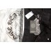 CHROME HEARTS BLACK CROSS PATCH JEANS BLACK