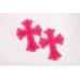 CHROME HEARTS HORSE SHOE LOGO T-SHIRT WHITE PINK