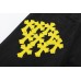 CHROME HEARTS YELLOW CROSS PATCH JEANS BLACK