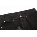 CHROME HEARTS BLACK CROSS PATCH JEANS BLACK