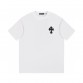 CHROME HEARTS BLACK CROSS T-SHIRT WHITE