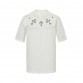 CHROME HEARTS CROSS PATCH COLLAR T-SHIRT WHITE