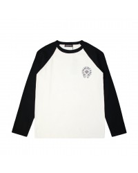 CHROME HEARTS HORSE SHOE LOGO LONGSLEEVE WHITE BLACK