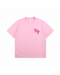 CHROME HEARTS HORSE SHOE LOGO T-SHIRT PINK