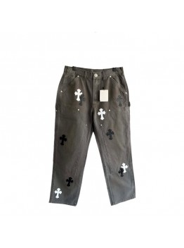 CHROME HEARTS JEANS BROWN