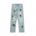 CHROME HEARTS SEX EMBROIDERED JEANS BLUE