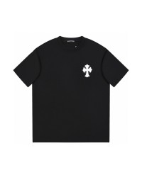 CHROME HEARTS WHITE CROSS T-SHIRT BLACK