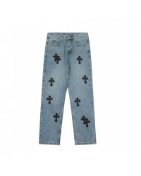 CHROME HEARTS X LEVI'S CROSS PATCH JEANS