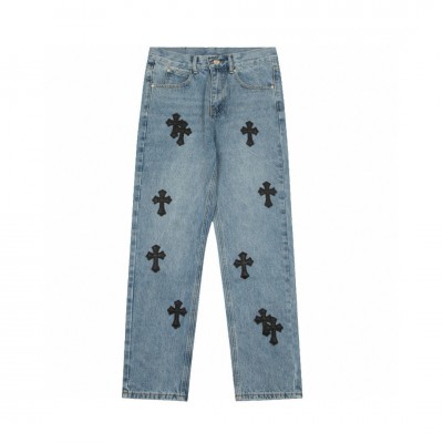 CHROME HEARTS X LEVI'S CROSS PATCH JEANS