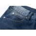 CHROME HEARTS GREEN CROSS PATCH JEANS DENIM
