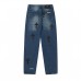 CHROME HEARTS BLACK CROSS PATCH JEANS DENIM