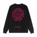 CHROME HEARTS PINK HORSE SHOE LOGO SWEATSHIRT BLACK
