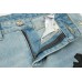 CHROME HEARTS SEX EMBROIDERED JEANS BLUE