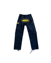 CORTEIZ ALCATRAZ GUERRILAZ CARGO PANTS BLACK/YELLOW
