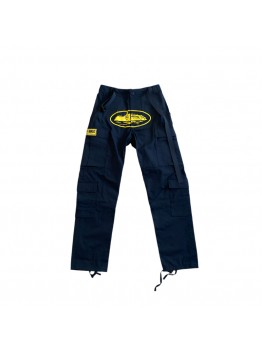 CORTEIZ ALCATRAZ GUERRILAZ CARGO PANTS BLACK/YELLOW