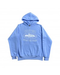 CORTEIZ ALCATRAZ HOODIE BABY BLU