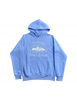 CORTEIZ ALCATRAZ HOODIE BABY BLU