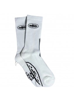 CORTEIZ ALCATRAZ SOCKS WHITE