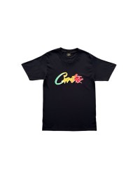 CORTEIZ ALLSTARZ T-SHIRT BLACK RASTA GRADIENT