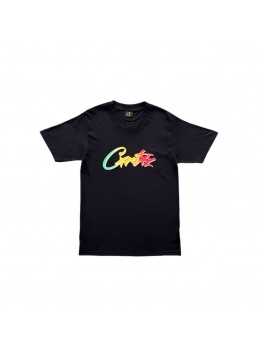 CORTEIZ ALLSTARZ T-SHIRT BLACK RASTA GRADIENT