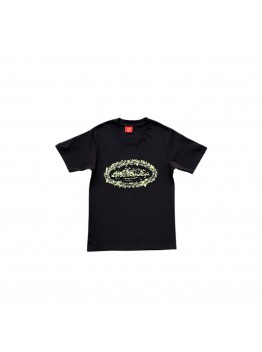 CORTEIZ GRASS ROUND TEE BLACK
