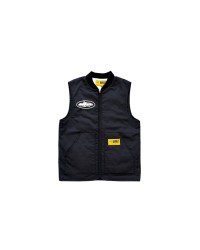 CORTEIZ GUERILLAZ QUILTED VEST BLACK
