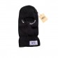 CORTEIZ KNIT BALACLAVA BLACK WHITE