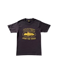 CORTEIZ OG ALCATRAZ TEE BLACK YELLOW