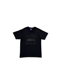 CORTEIZ OG ALCATRAZ TEE TRIPLE BLACK