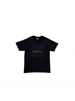 CORTEIZ OG ALCATRAZ TEE TRIPLE BLACK