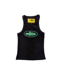 CORTEIZ RTW OG WOMEN'S ALCATRAZ TANK TOP BLACK GREEN