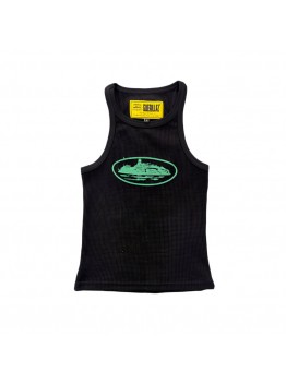 CORTEIZ RTW OG WOMEN'S ALCATRAZ TANK TOP BLACK GREEN