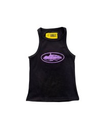 CORTEIZ RTW OG WOMEN'S ALCATRAZ TANK TOP BLACK PURPLE