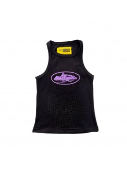 CORTEIZ RTW OG WOMEN'S ALCATRAZ TANK TOP BLACK PURPLE