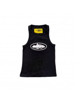 CORTEIZ RTW OG WOMEN'S ALCATRAZ TANK TOP BLACK WHITE