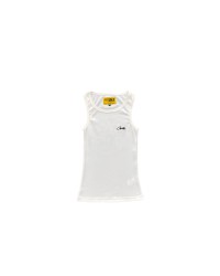 CORTEIZ WAFFLE TANK TOP WHITE