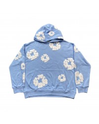 DENIM TEARS COTTON WREATH HOODIE BABY BLUE