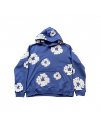 DENIM TEARS COTTON WREATH HOODIE BLUE