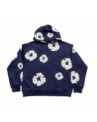 DENIM TEARS COTTON WREATH HOODIE NAVY