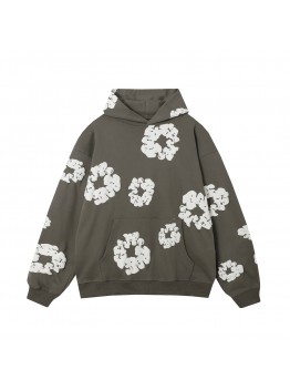 DENIM TEARS COTTON WREATH HOODIE OLIVE