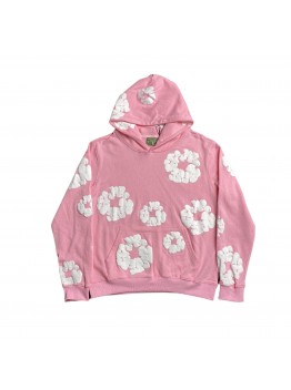 DENIM TEARS COTTON WREATH HOODIE PINK