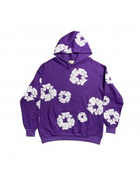 DENIM TEARS COTTON WREATH HOODIE PURPLE
