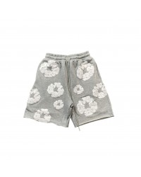 DENIM TEARS COTTON WREATH SHORTS GREY